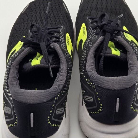 Brooks Ghost 14 Shoes‎ Mens 9.5M Black Green Mesh Running Sneakers 1103691D047 main image 4